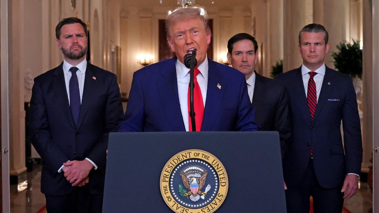 After his remarks at the White House. Trump in his Truth Social post warned that any retaliation from Iran would be met with 