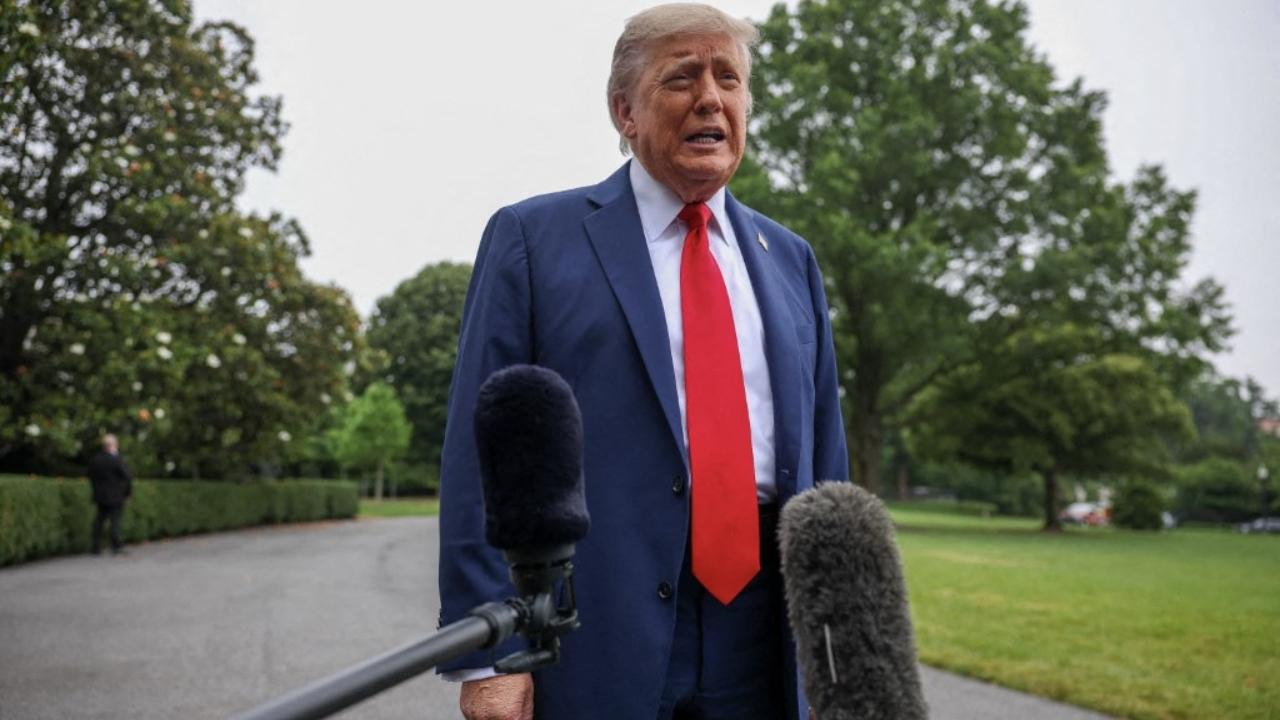 It was immediately not known what transpired in the meeting between Trump and 