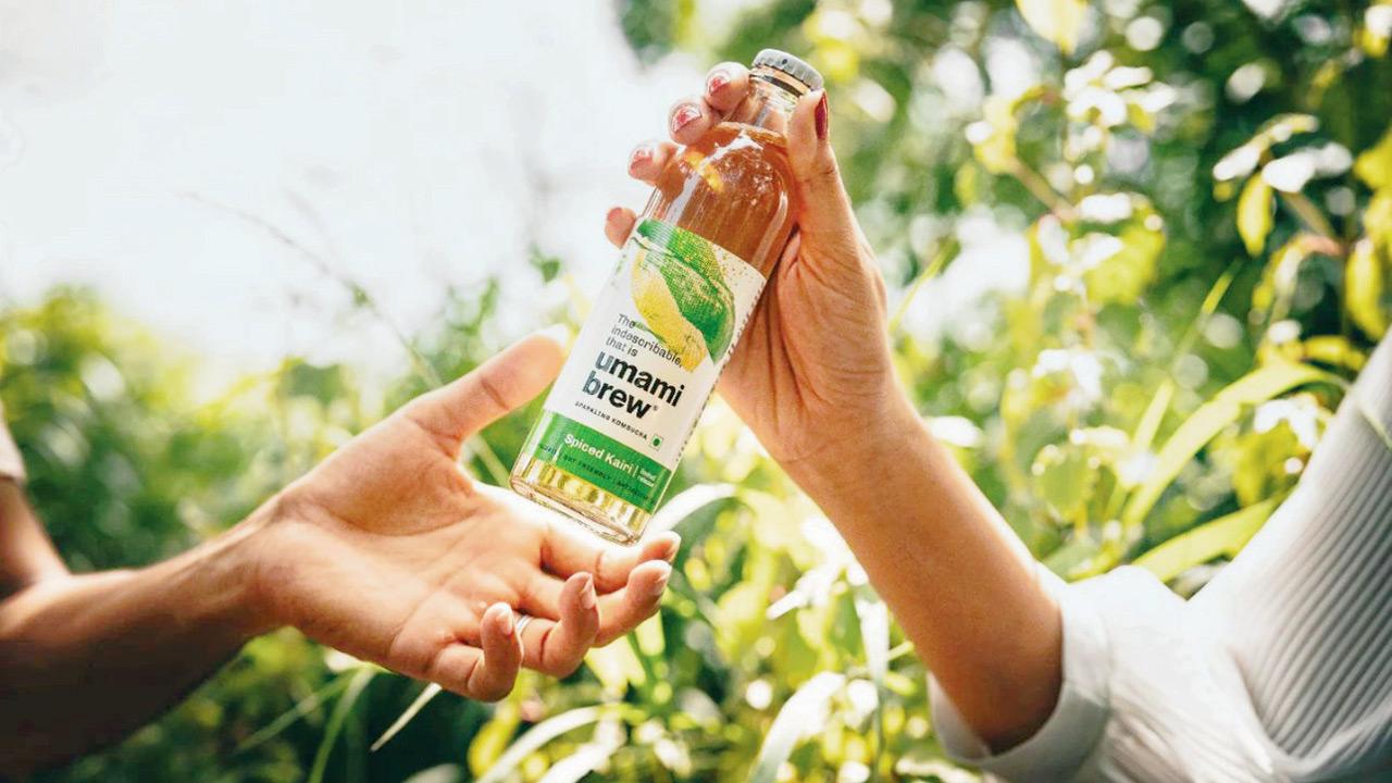 Tangy, spiced, this fizzy kombucha brings back childhood memories