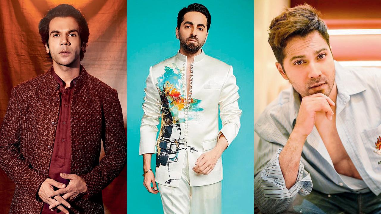 Rajkummar Rao, Ayushmann Khurrana, and Varun Dhawan