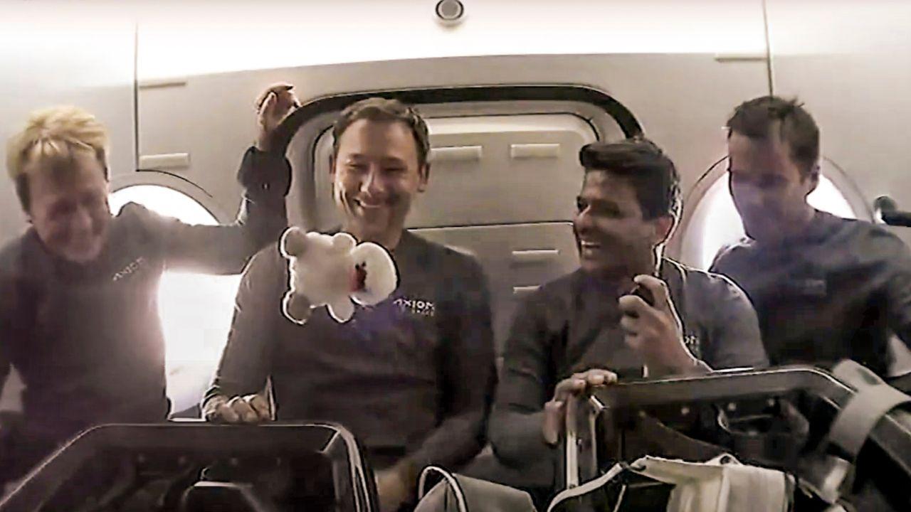 Group Captain Shubhanshu Shukla shares his first in-flight experience on the Axiom-4 mission