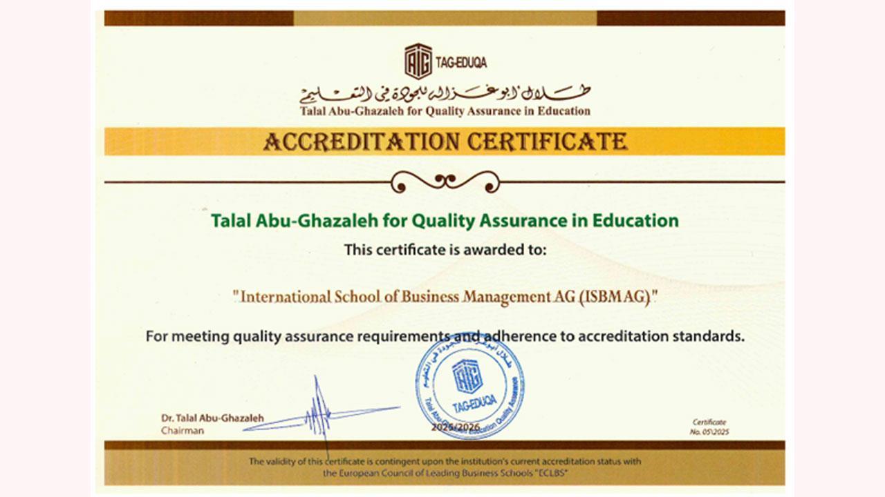 Swiss International University Secures Prestigious AROQA Accreditation Through TAG-EDUQA