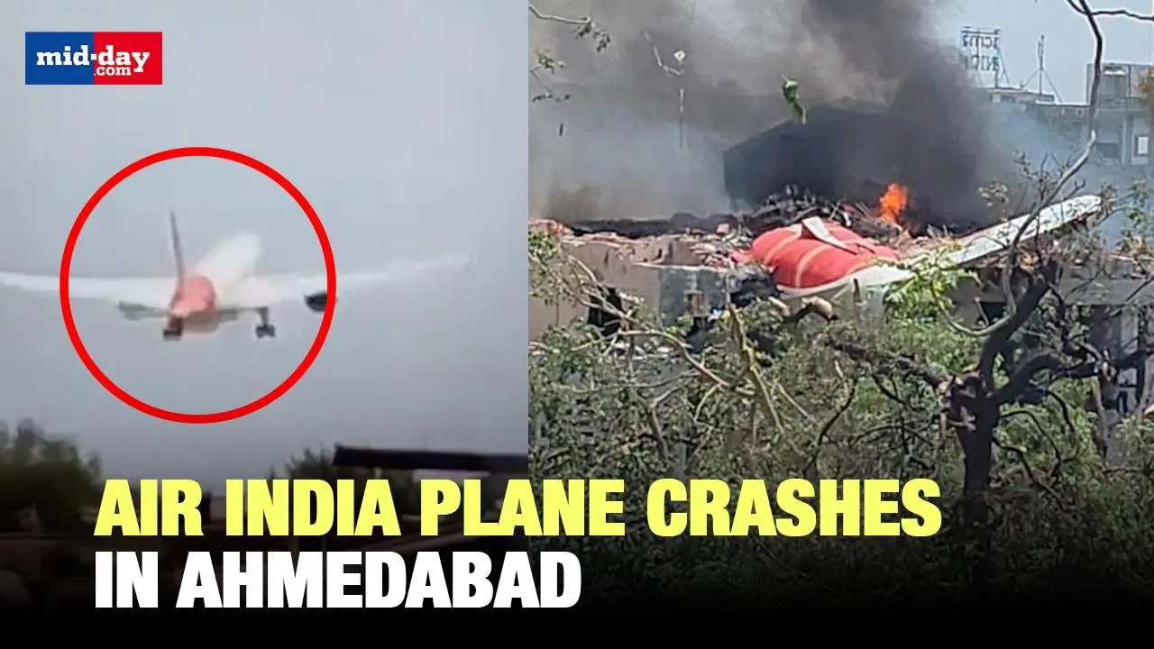Ahmedabad Plane Crash: Air India flight to London crashes near Ahmedabad airport