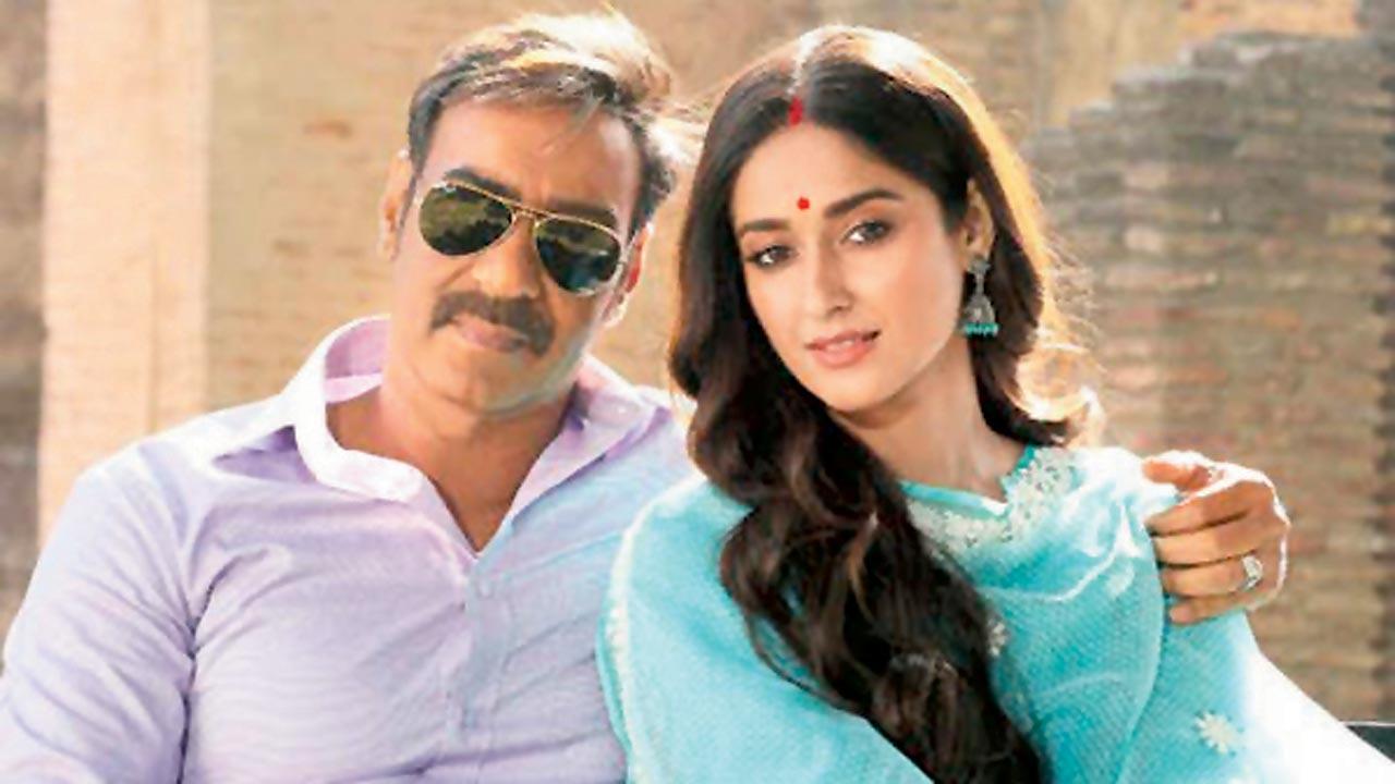 (From left) Ajay Devgn and Ileana D’Cruz in Raid