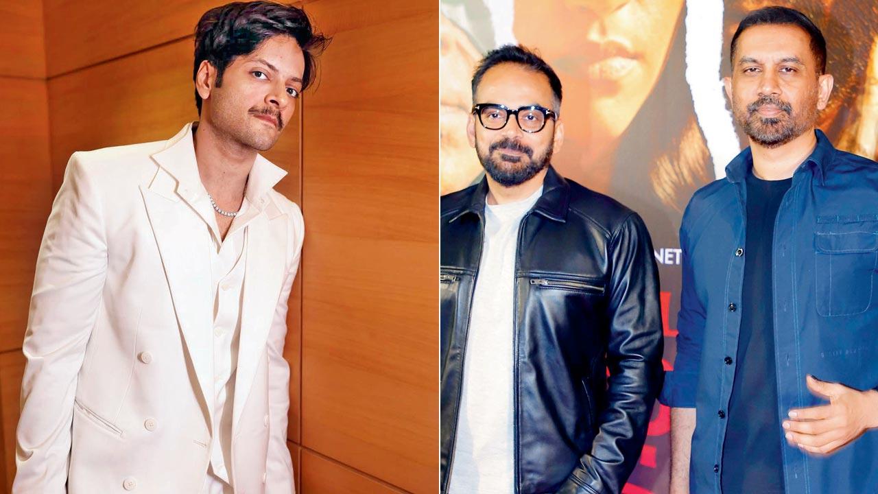 Ali Fazal; (right) Raj Nidimoru and Krishna DK