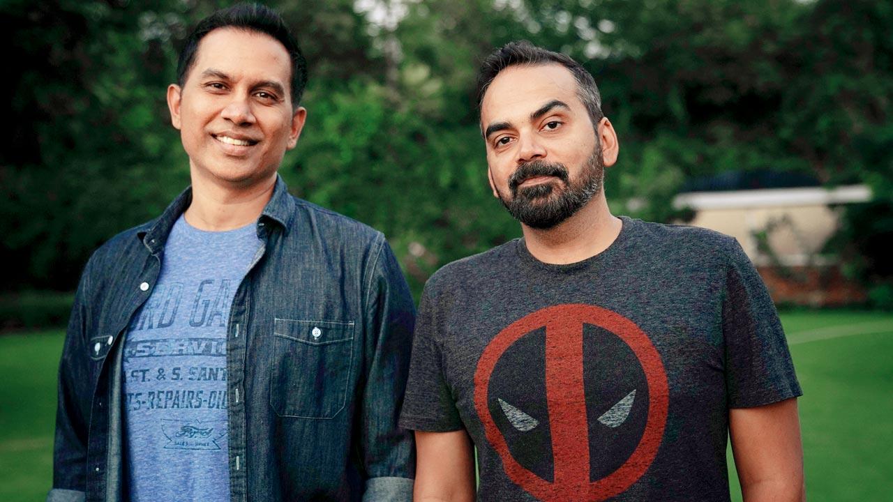(L-R) Raj Nidimoru and Krishna DK