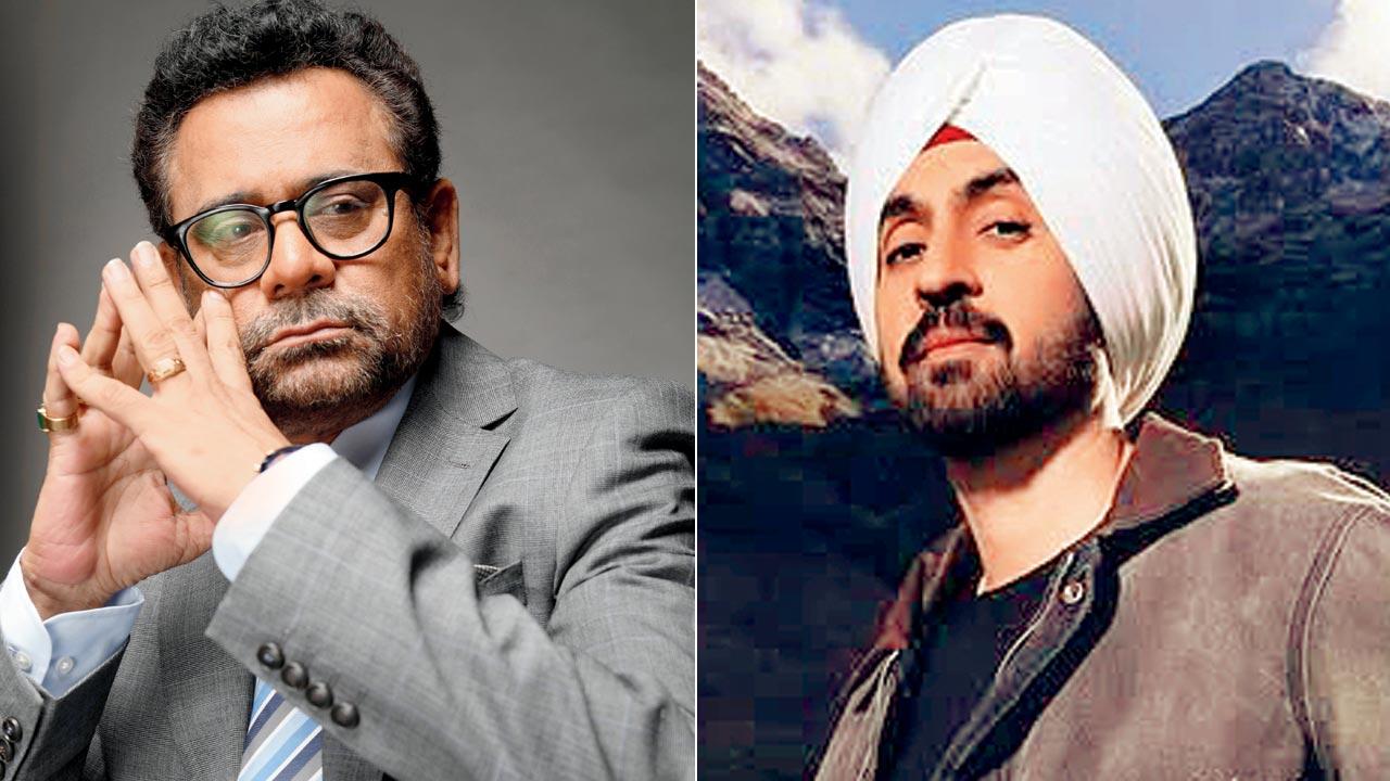 Anees Bazmee and Diljit Dosanjh