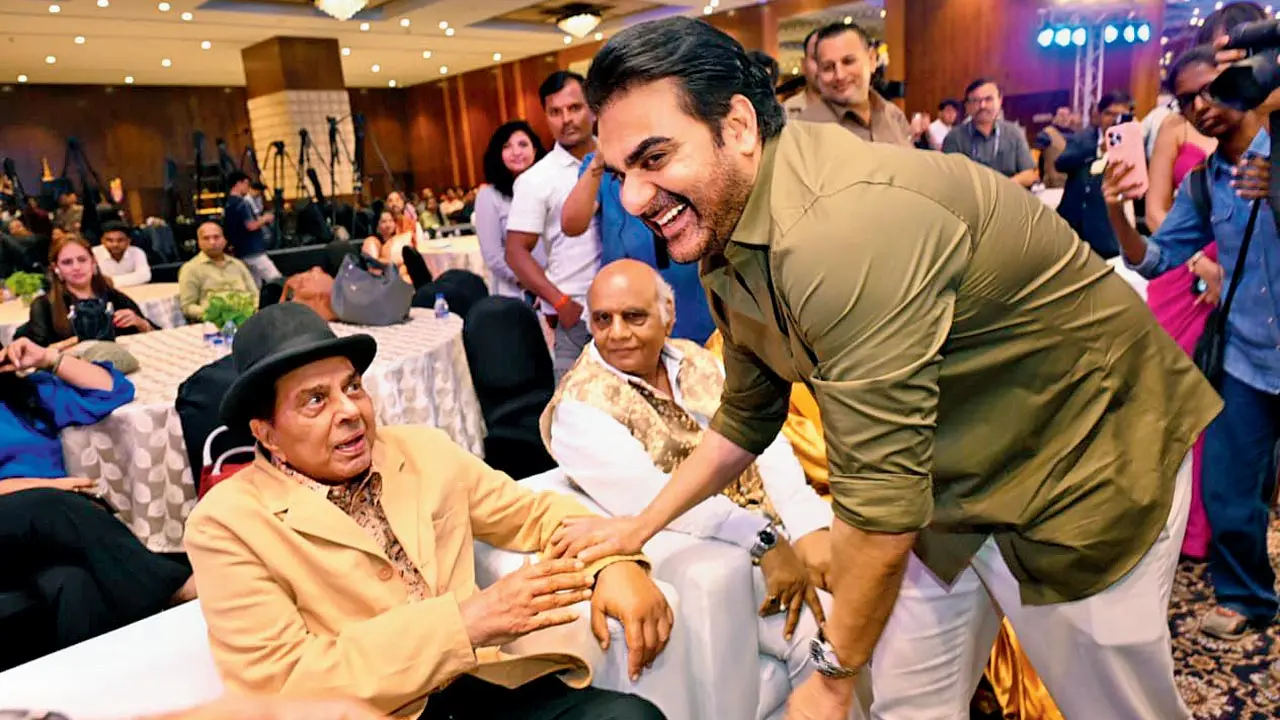 Dharmendra on reuniting with Arbaaz Khan: He hasn’t changed at all
