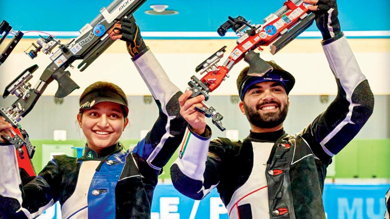 Borse-Babuta win gold in 10m air rifle