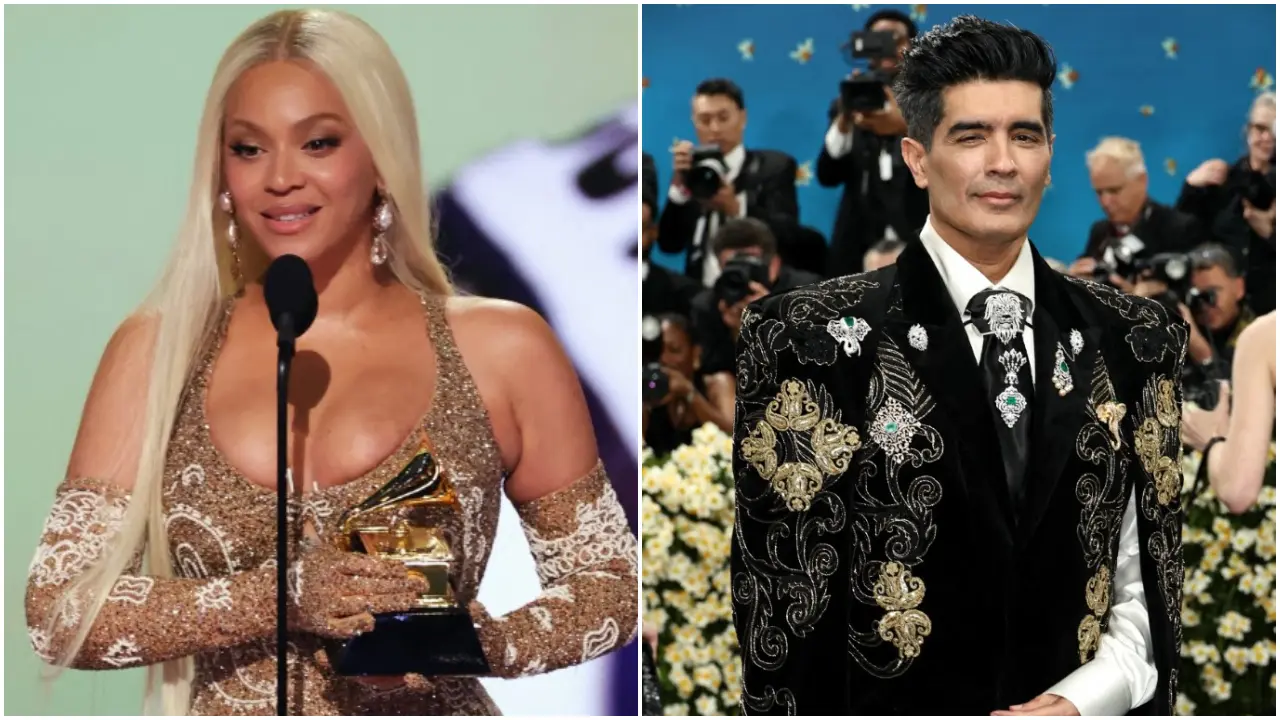 Beyoncé sparkles at Paris concert in crystal-studded outfit by Manish Malhotra