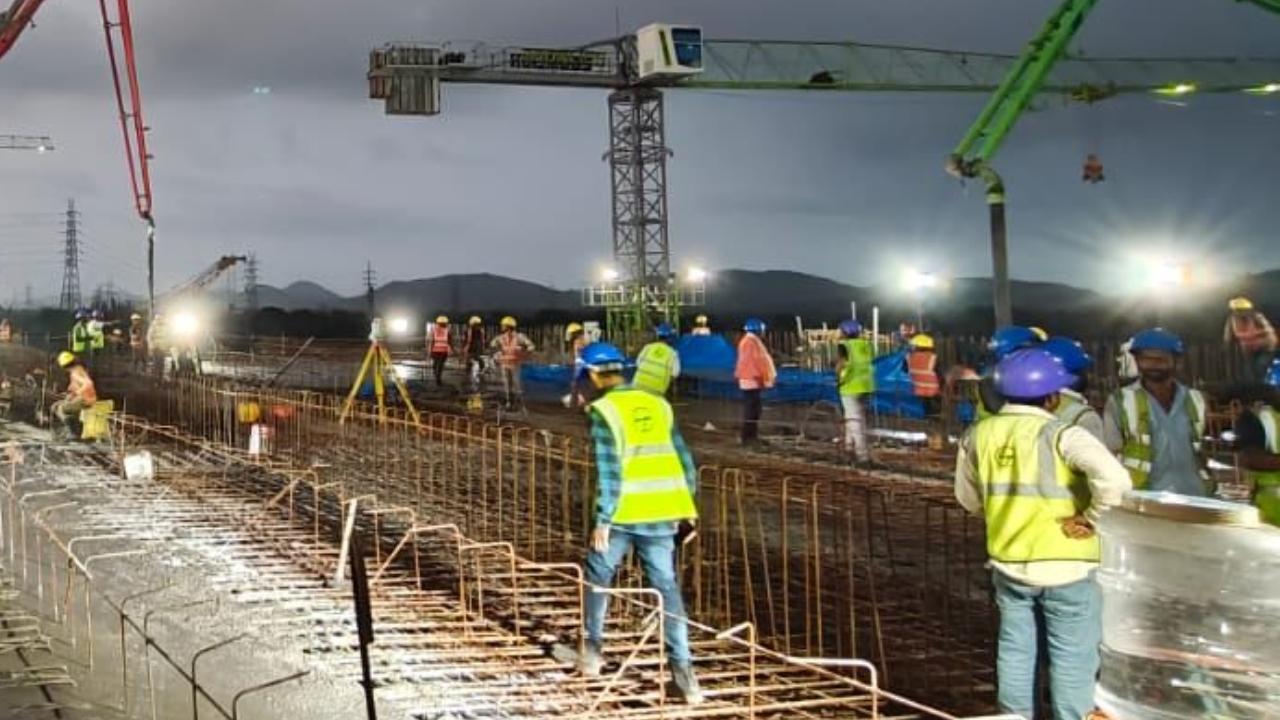 The construction of the station will require about 8,000 metric tonnes of steel and 42,000 cubic metres of concrete, they said