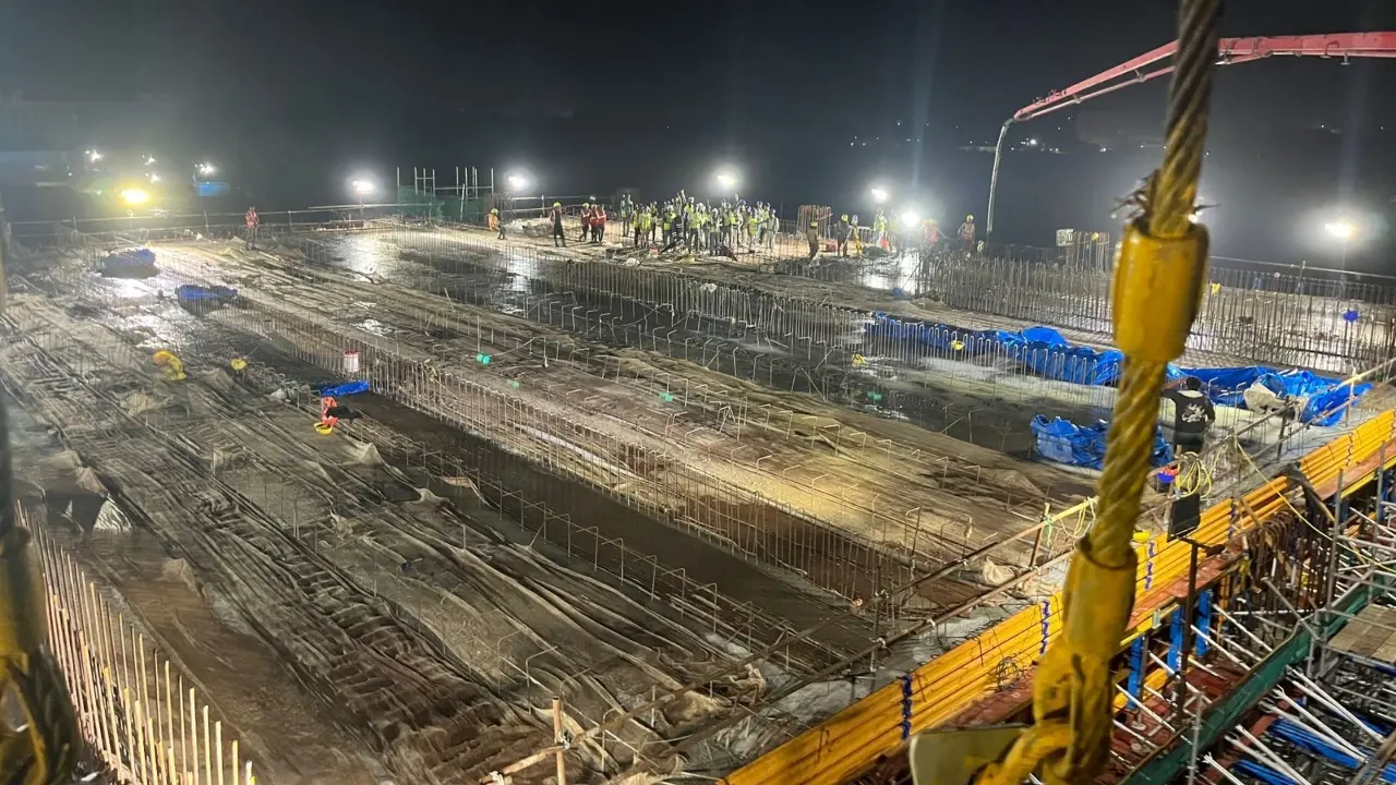 Bullet train project: First rail level slab casting completed at Boisar