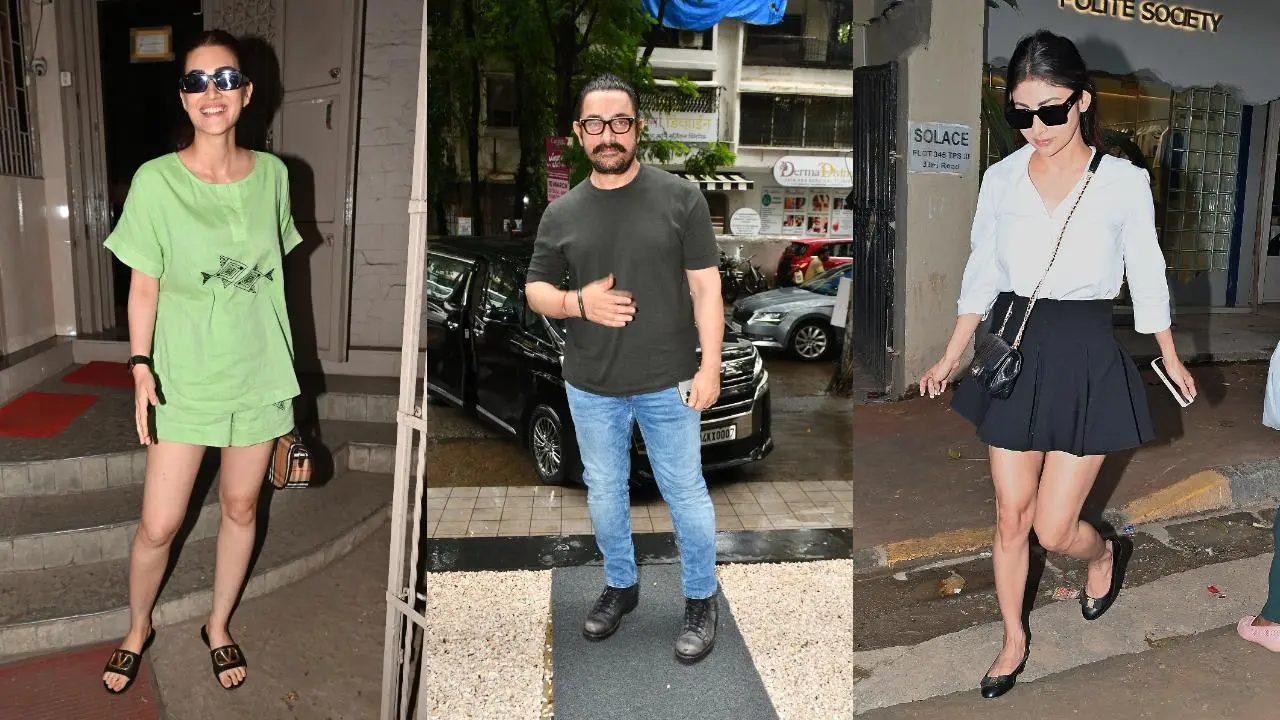 Spotted in the city: Kriti Sanon, Aamir Khan, Mouni Roy and others