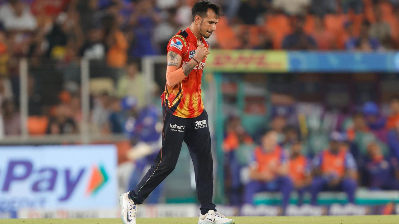 Leg-spinner Yuzvendra Chahal managed to contain the scoring in patches and picked up a key wicket, returning 1 for 39 in his full quota