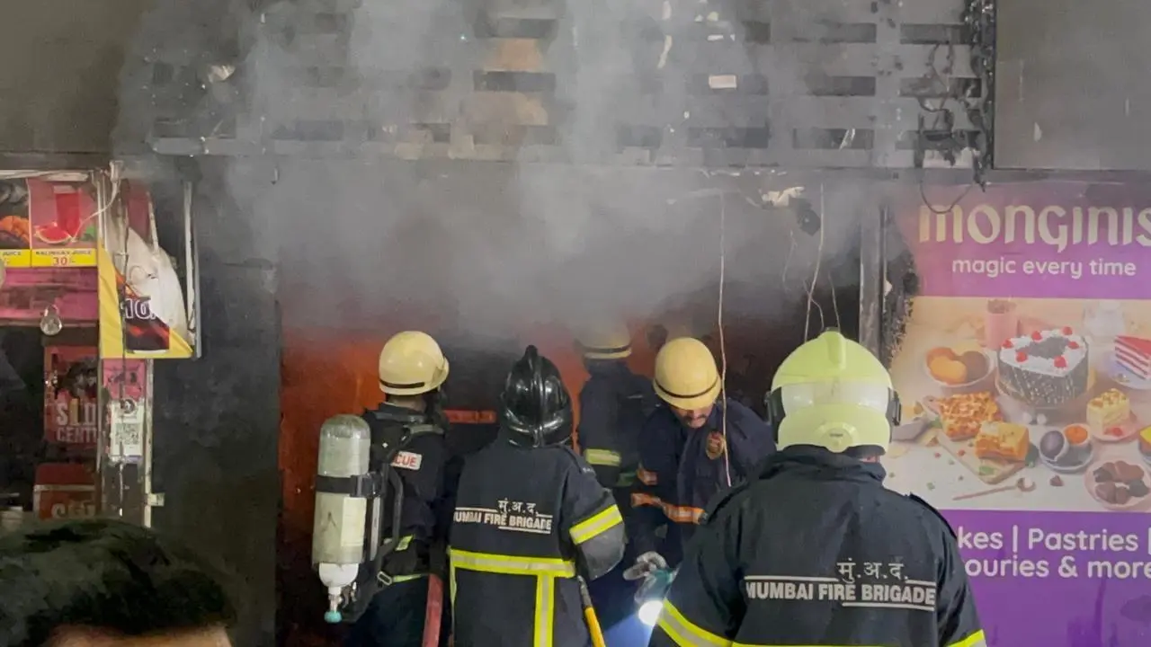 IN PHOTOS: Fire breaks out at Churchgate railway station in Mumbai