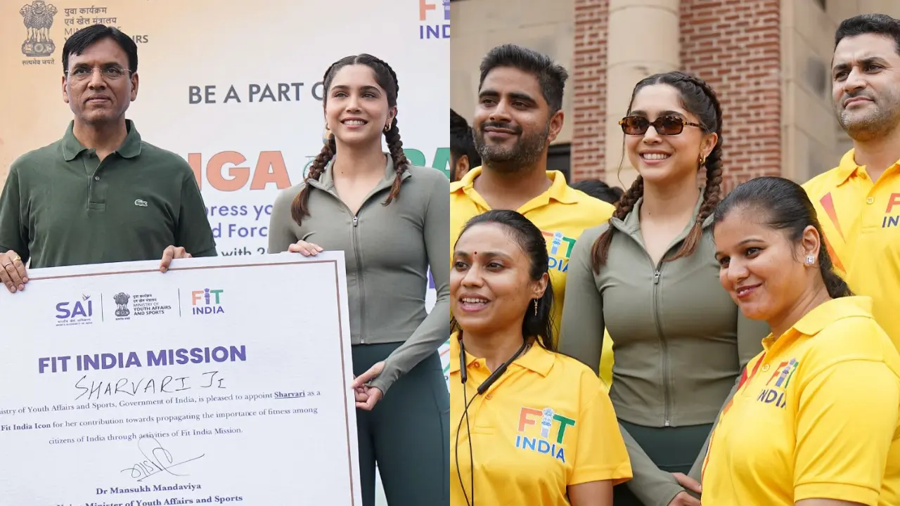 Sharvari receives new honour as a health and wellness enthusiast