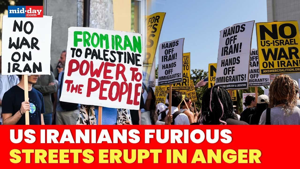 Iranian-Americans Protest U.S. Bombing of Iran in Los Angeles | Israel-Iran War