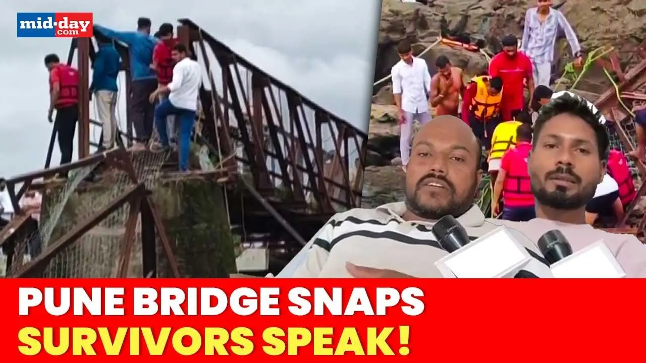 Breaking: Pune Pedestrian Bridge Collapses; 15 Trapped, Survivors Recall Horror 