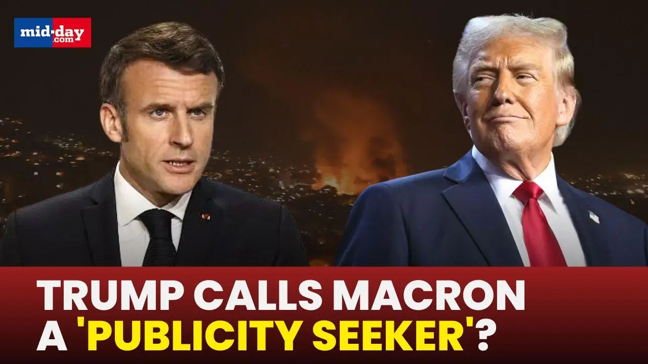 US President Donald Trump Rejects Emmanuel Macron's Israel Ceasefire Talk