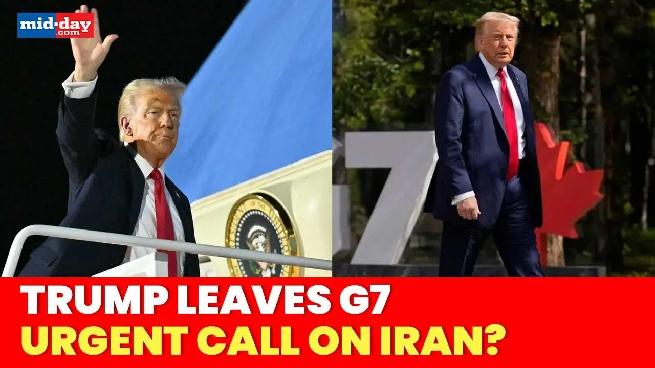US Prez Donald Trump Exits G7 Summit Early Amid Explosive Israel-Iran Escalation