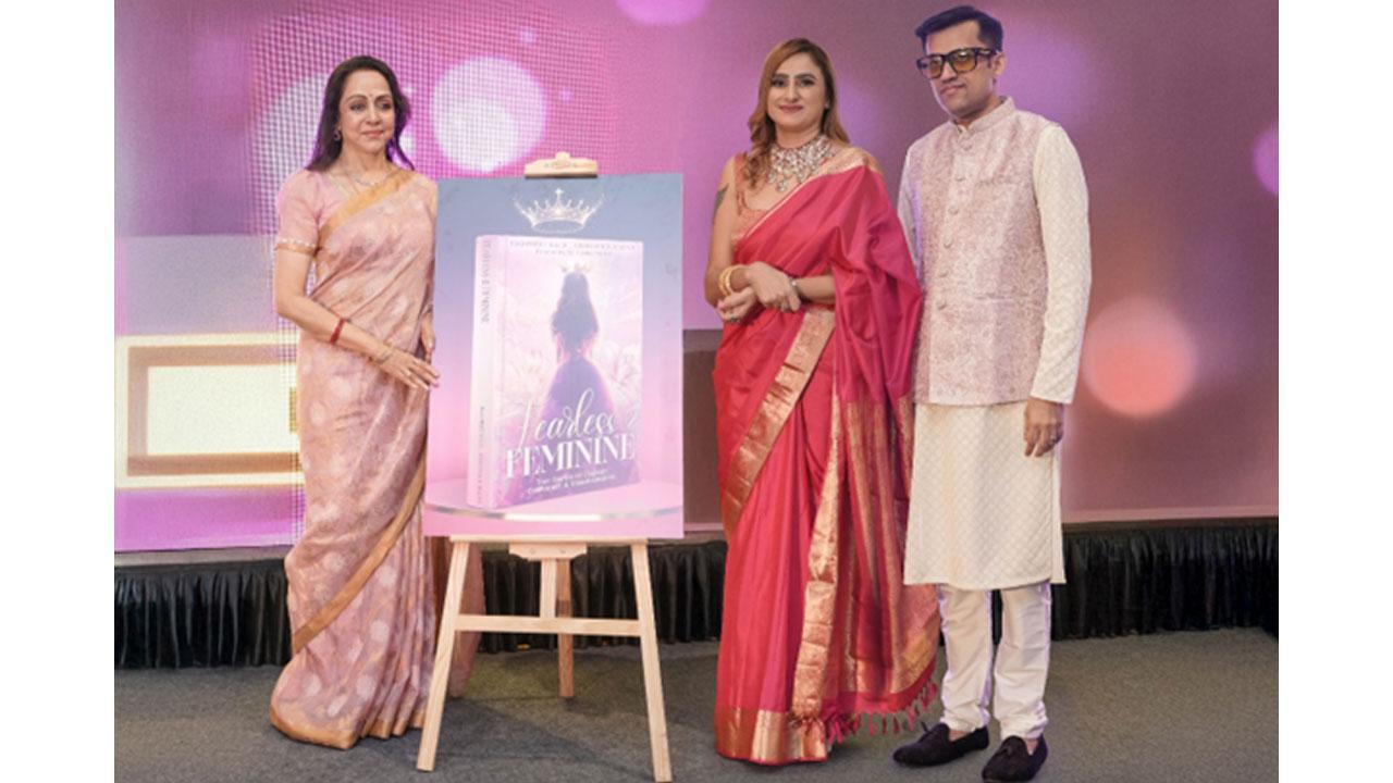 Hema Malini Launches ‘Fearless & Feminine’ with Harpreet and Abhishek at SBR 2025 in Mumbai