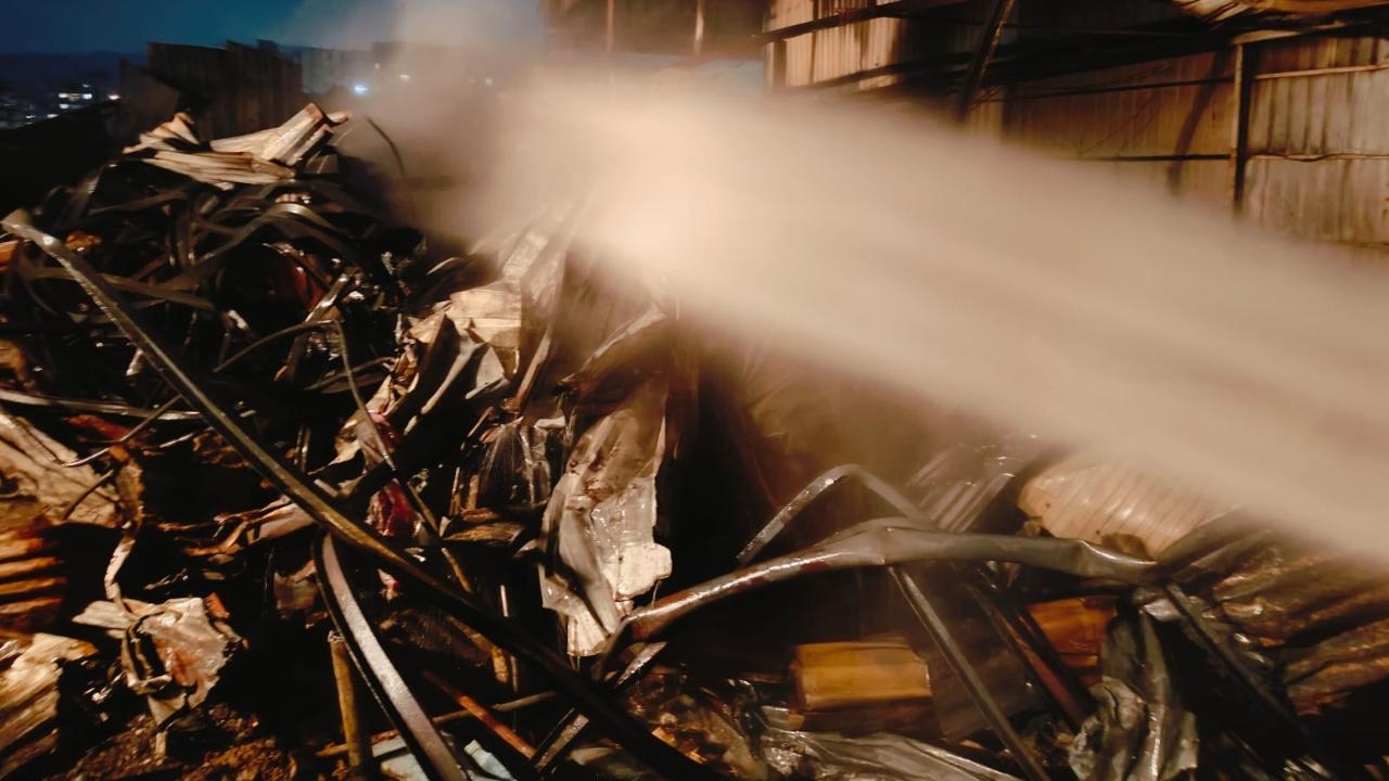 It quickly spread to five other warehouses, all owned by different persons, Thane Municipal Corporation's disaster management cell officials said