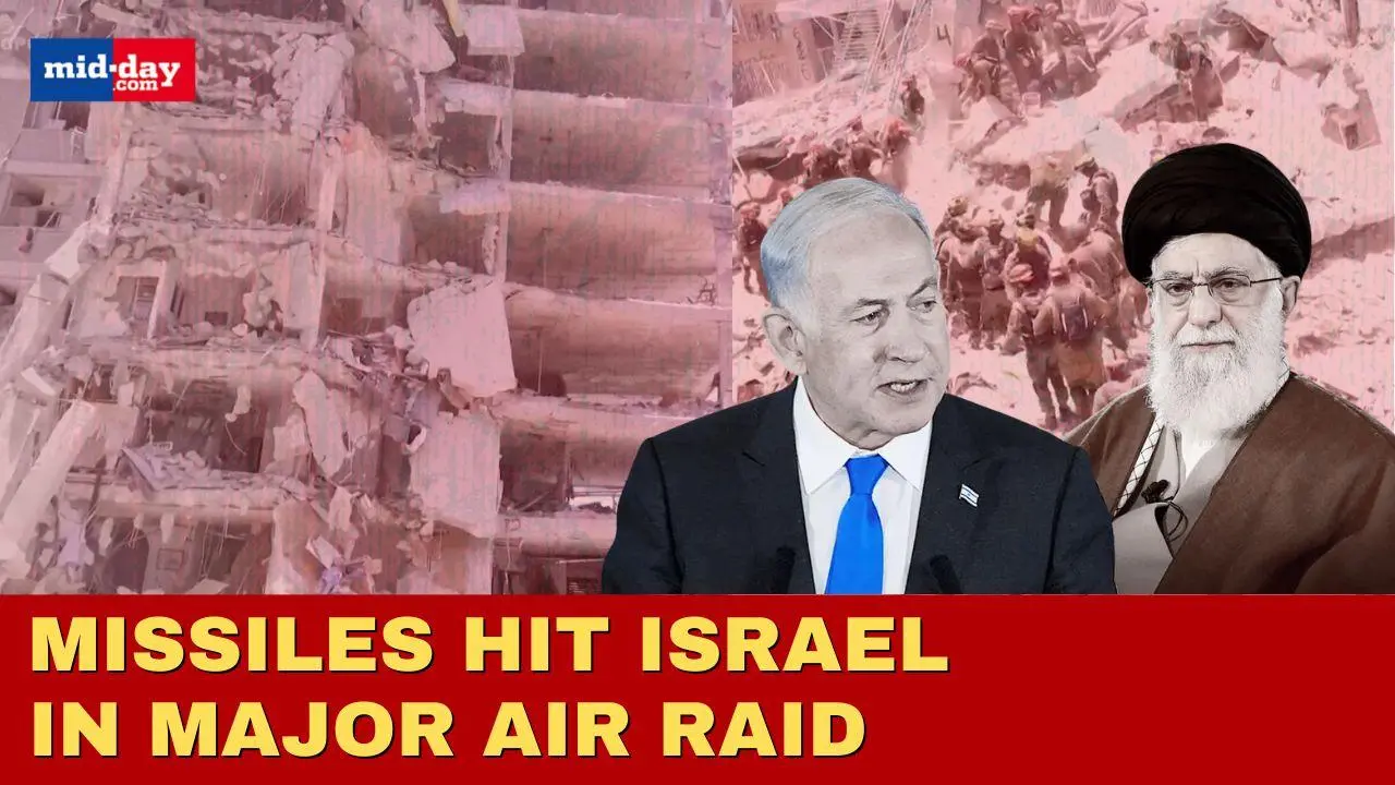 Middle-East's AIR RAID CHAOS: Iran Attacks Central Israel — Real War Begins?