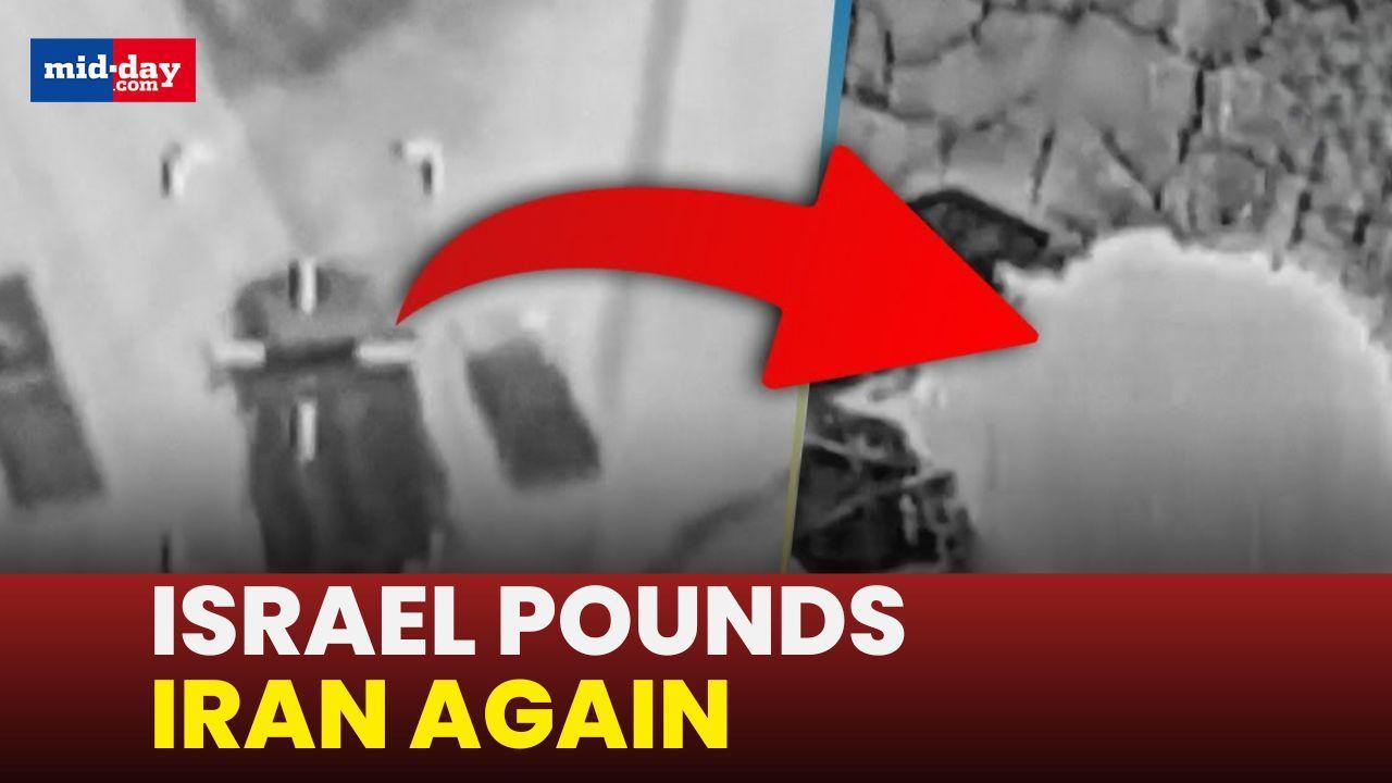 SHOCKING FOOTAGE! Israeli Army Releases Footage of Major Strikes on Iran