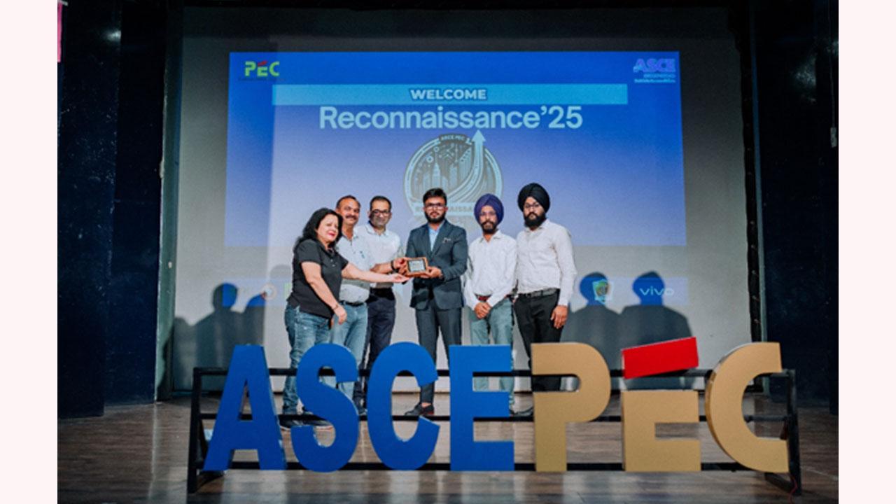 Mr. Gaurav Goyal Honored as Guest of Honor and Receives ASCE Excellence Award at PEC Chandigarh