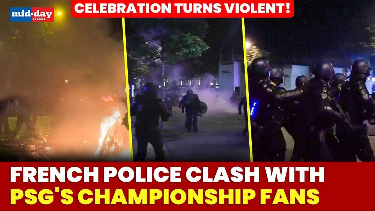 PSG’s Champions League win sparks clashes in Paris, police fire tear gas