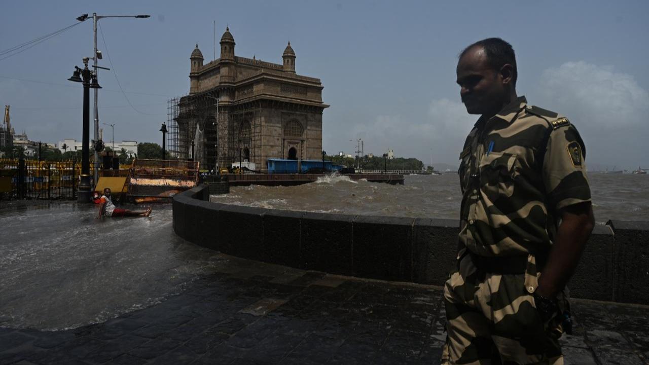 The next high tide was expected to hit Mumbai seashores at 2:12 am on Sunday at 3.94 meters, the civic officials said