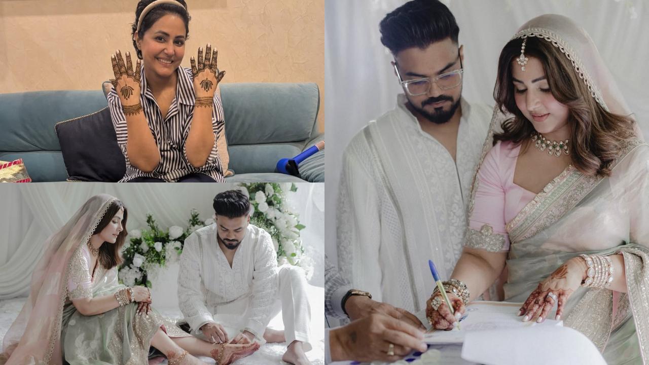 Hina Khan and Rocky Jaiswal