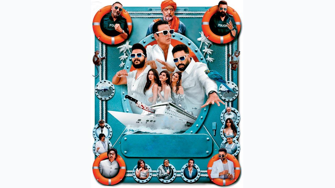 Akshay Kumar with the starcast of Housefull 5