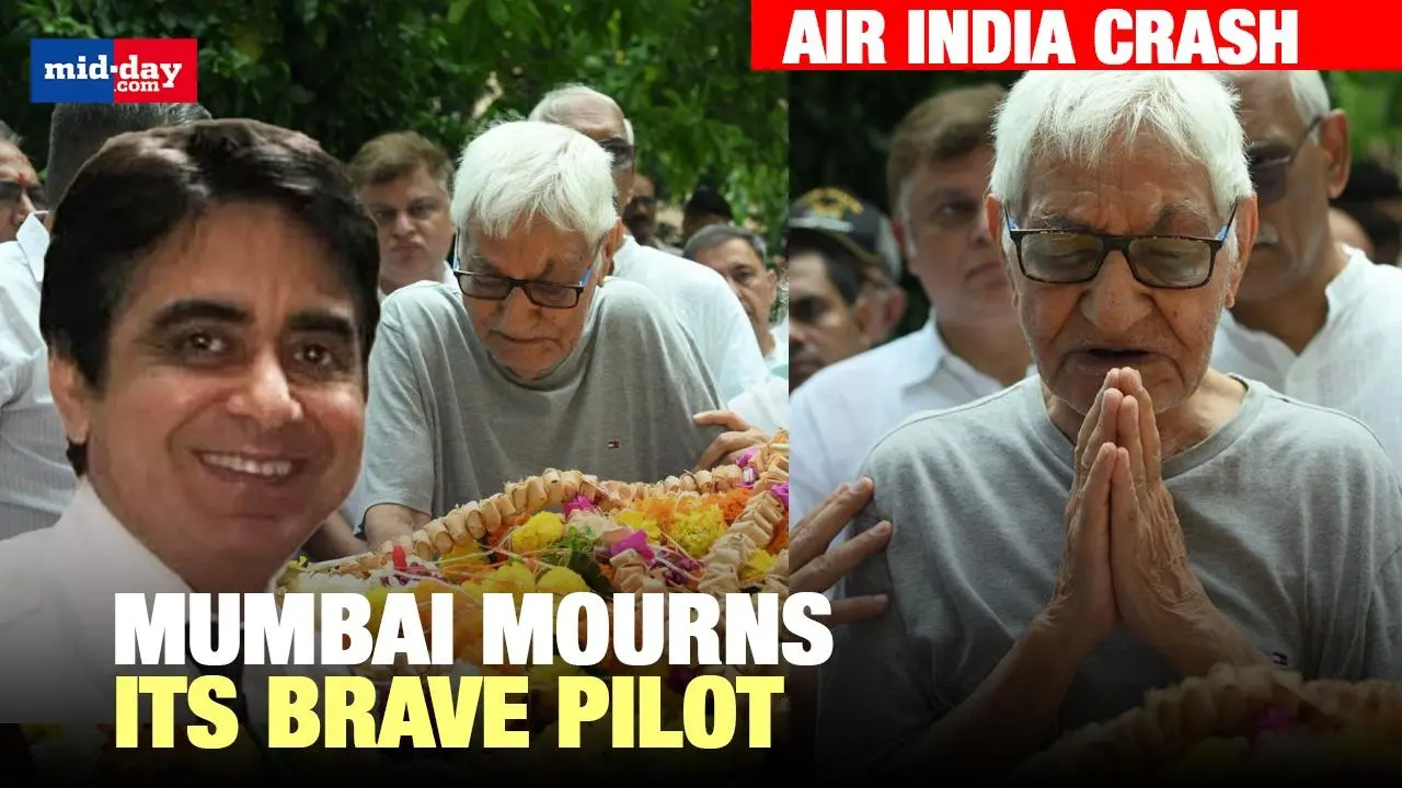 Air India Plane Crash: Mumbai Mourns Capt Sumeet Sabharwal; Mortal Body Arrives