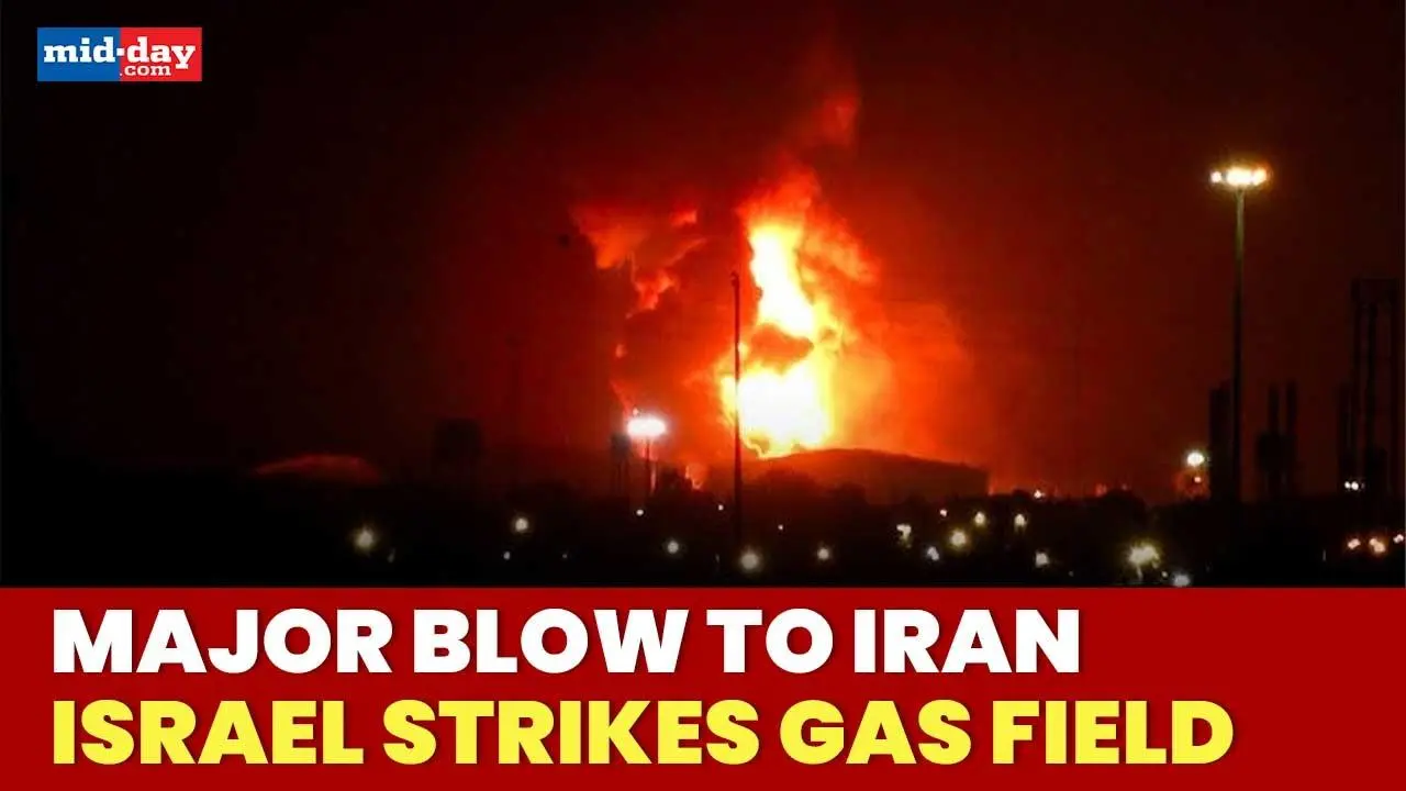 Fire Erupts After Israeli Airstrike Hits Oil Refinery near Tehran, Iran
