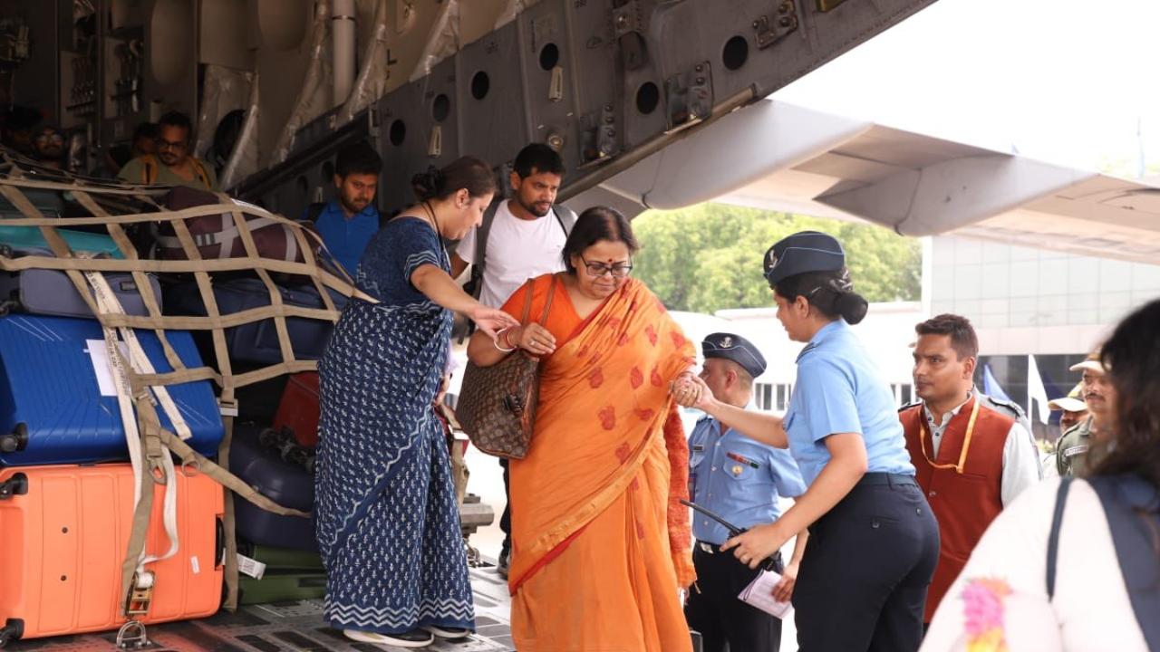 291 Indian nationals and one Sri Lankan were evacuated from Iranian city Mashhad on a special flight last night