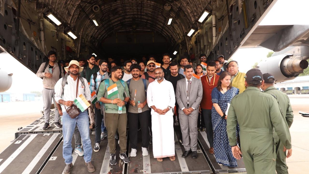 292 Indian nationals were evacuated from Iran on a special flight that arrived in New Delhi from Mashhad in Iran at 3:30 am, External Affairs Ministry spokesperson Randhir Jaiswal said