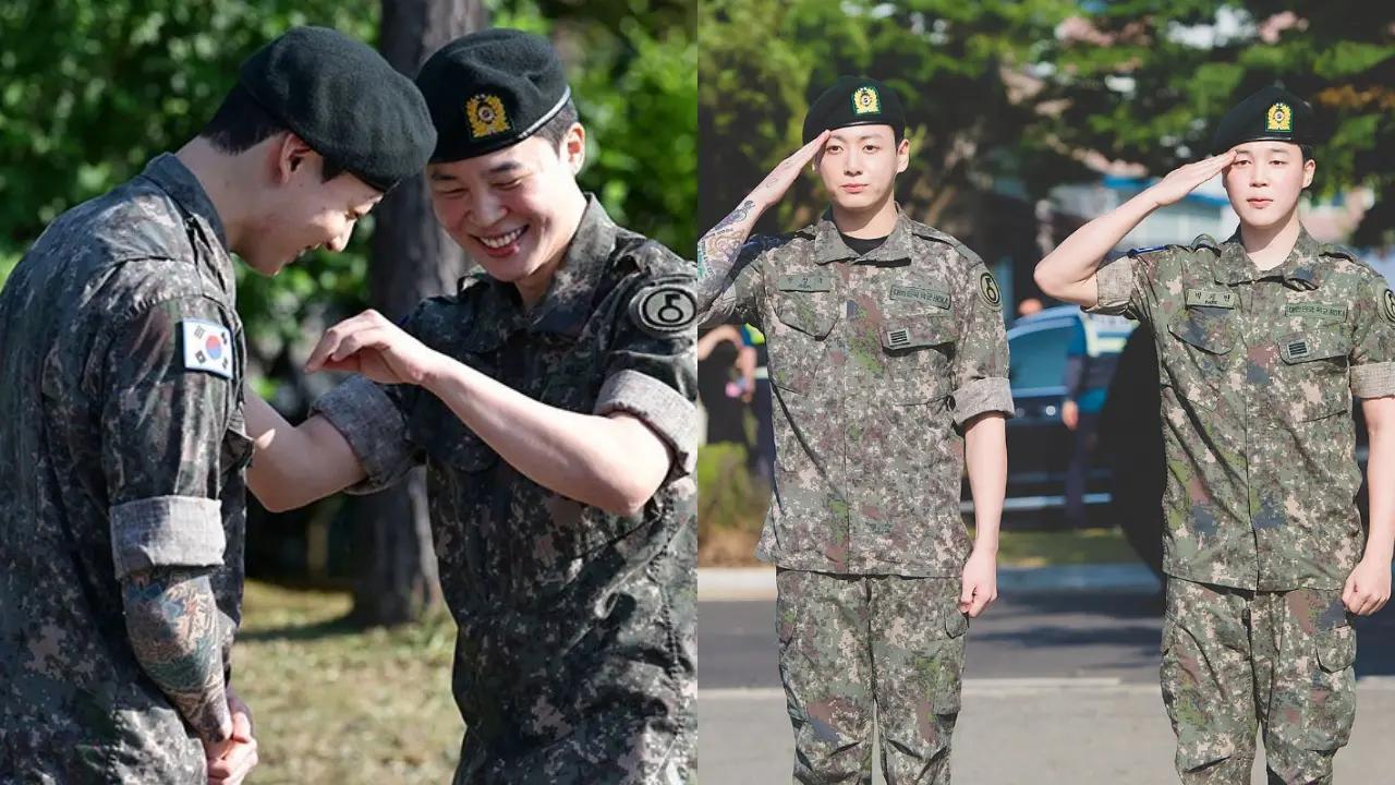 BTS members Jimin and Jungkook have completed their mandatory military service, becoming the fifth and sixth members from BTS to be discharged. Read the full story here