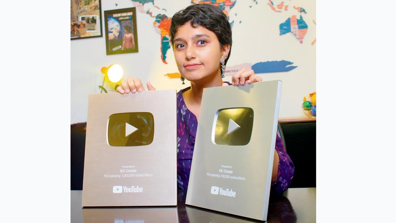 Kavya Karnatac’s YouTube channel has gone up to 3.2 million subscribers 