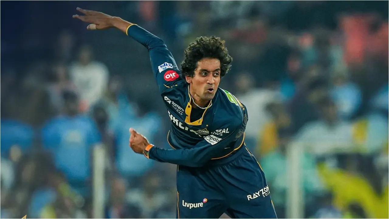 Sai Kishore
One of the most consistent spinners in the IPL 2025 is GT's Sai Kishore. The 28-year-old had registered 19 wickets in 15 matches with an economy of 9.24 (Pic: File Pic)