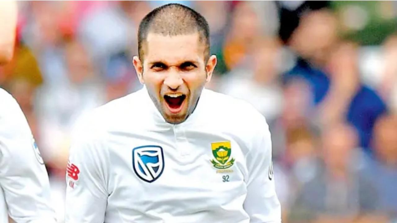 During the first Test match against Zimbabwe, South Africa's premier spinner Keshav Maharaj claimed three wickets by conceding 70 runs in 16.4 overs (Pic: File Pic)