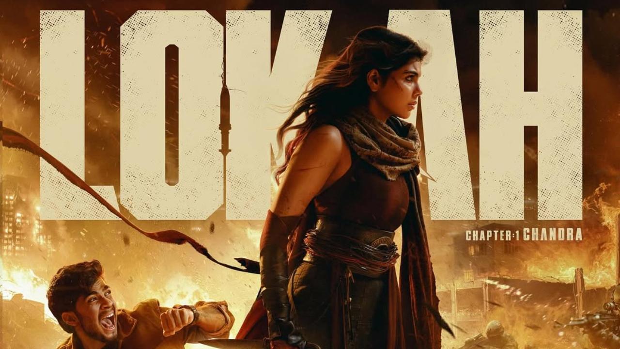 Dulquer Salmaan is all set to produce Malayalam cinema's first superhero franchise with a female superhero. He shared the first poster featuring Kalyani Priyadarshan and Naslen. Read full story here