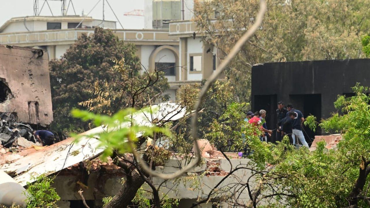 Unofficial reports said up to 25 people in the medical complex could also have died
