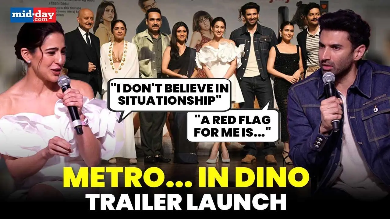 Aditya Roy Kapur, Sara Ali Khan & Cast Shine at Metro... In Dino Trailer Launch