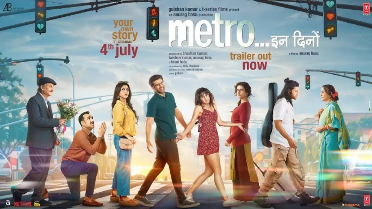 Metro In Dino Trailer presents a modern take on love stories
