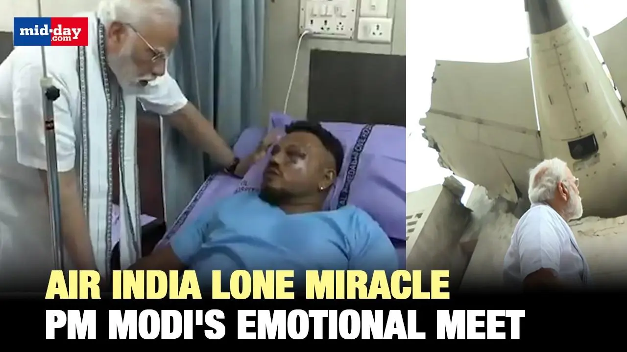 Air India Ahmedabad Crash: PM Modi Meets 11A Survivor of the Deadly AI-171