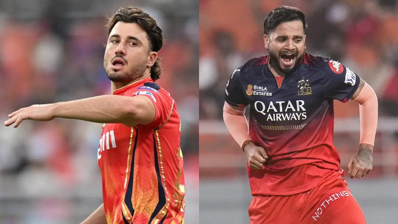 Marcus Stoinis vs Suyash Sharma
Marcus Stoinis has been contributing steady knocks to lend stability to PBKS' middle-order. However, his battle against RCB’s Suyash Sharma will be one to watch. Suyash, with his crafty spin, has made it difficult for batters to score freely in the ongoing season. (Pic: File Pic)