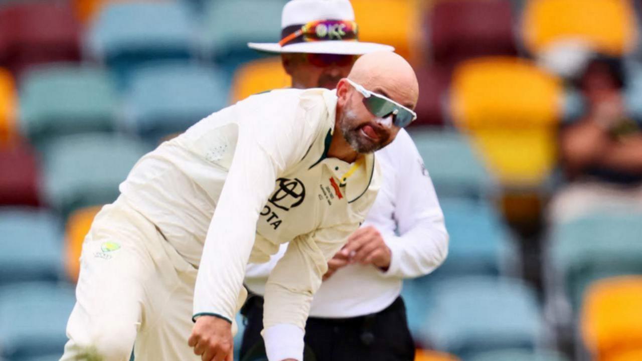 Having immense experience, Australia's Nathan Lyon can turn out to be a threat to the South Africans. Over the years, he has been known to weave his spin web, which has often made the batting bigwigs struggle to score runs. The veteran of 136 Test matches has already registered 553 scalps to his name (Pic: File Pic)