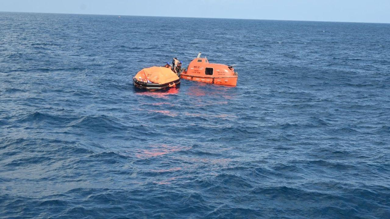 However, officials have confirmed that every effort is being made to control the fire and locate the missing crew members