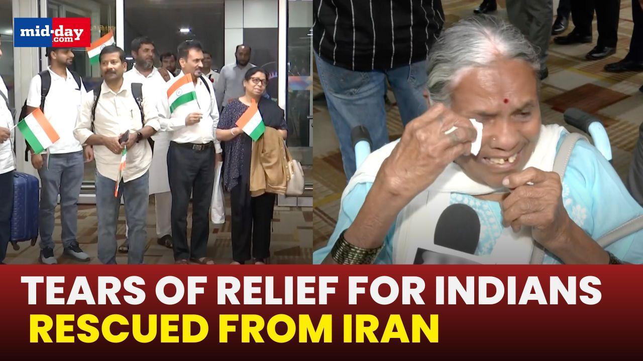 Operation Sindhu: Indians cry tears of joy as they touch down on Indian soil  